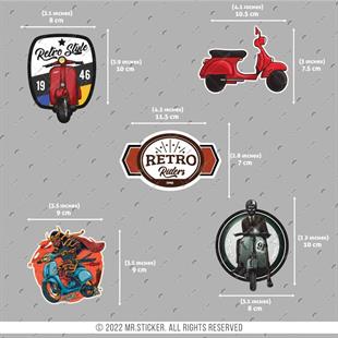 VSPBDL7 Scooter Sticker Seti