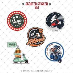 VSPBDL9 Scooter Sticker Seti