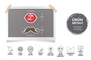 WC15 Bay Bayan Tuvalet Simgesi Etiket Seti