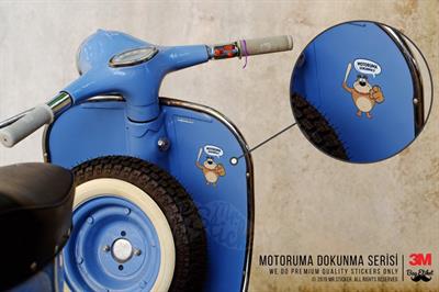 WRN32 Motoruma Dokunma Kizgin Dinazor Etiketi