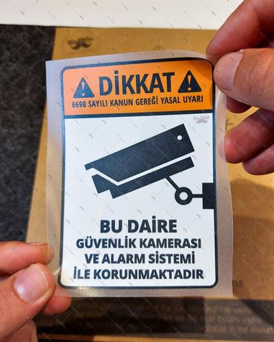WRN43 Dikkat Dairede Guvenlik Kamerasi Var (Yasal Uyari)