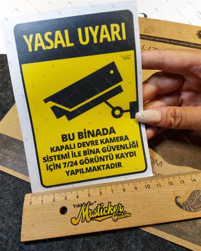 WRN46 Dikkat Binada Güvenklik Kamerası Var