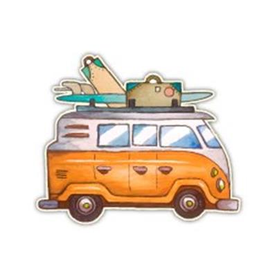 WWV1 Vintage Minibus Etiketi