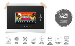 WWV12 Vintage Minibus Etiketi