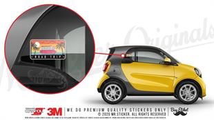 WWV12 Vintage Minibus Etiketi