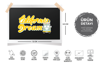 WWV3 California Dream Etiketi