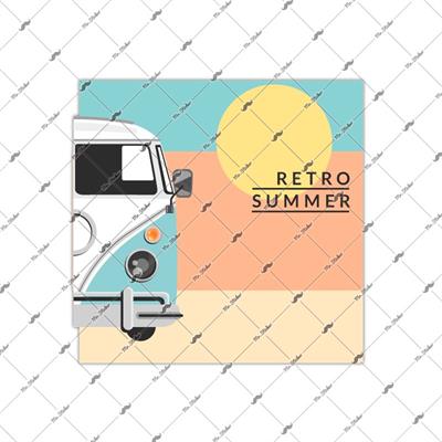 WWV6 Retro Summer Yazili Etiket