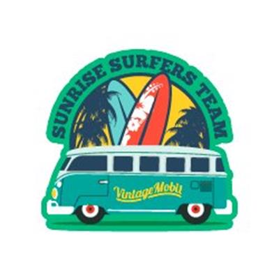 WWV7 Sunrise Surfer Team Etiketi