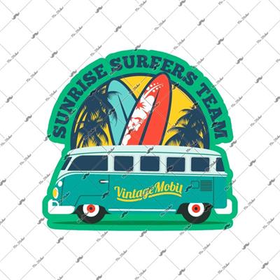 WWV7 Sunrise Surfer Team Etiketi