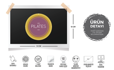 YOG12 Pilates Etiketi