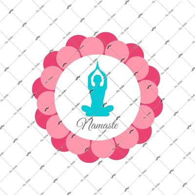 YOG3 Nameste Yazili Yoga Etiketi