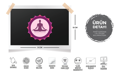 YOG4 Yoga Center Yazili Yoga Etiketi