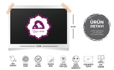 YOG6 Yoga Studio Yazili Yoga Etiketi