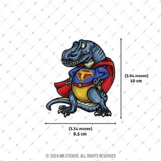 AN28 Super Kahraman Dinazor Etiketi