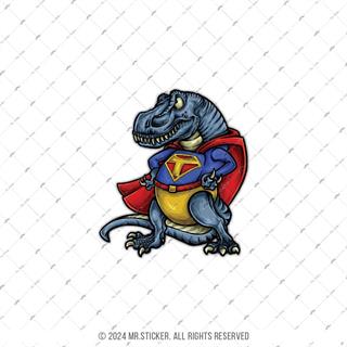 AN28 Super Kahraman Dinazor Etiketi