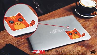 ANCT21- Sarman Tekir Kedi Etiketi