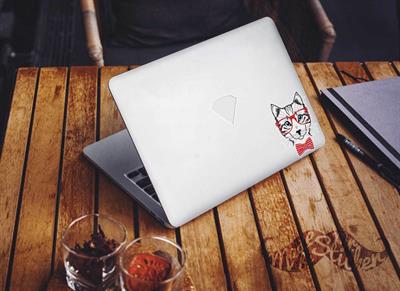 ANCT23- Hipster Kedi Etiketi