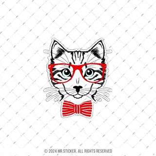 ANCT23- Hipster Kedi Etiketi