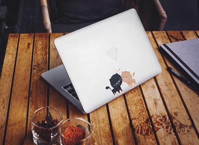 ANCT24- Flort Eden Kediler Etiketi