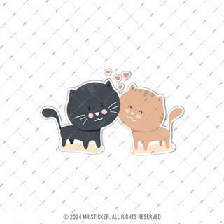 ANCT24- Flort Eden Kediler Etiketi