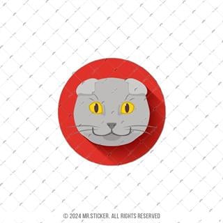 ANCT3- Scottish Fold Kedi Etiketi