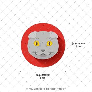 ANCT3- Scottish Fold Kedi Etiketi