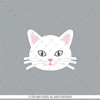 ANCT4- Beyaz Kedi Etiketi