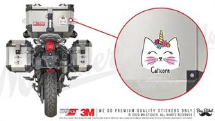 ANCT46 Caticorn Yazili Etiket Seti - 2 Kucuk 1 Orta Boy