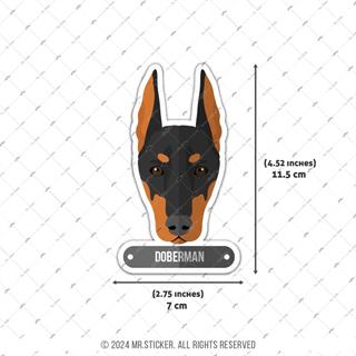 ANDG12- Doberman Kopek Etiketi
