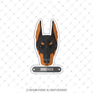 ANDG12- Doberman Kopek Etiketi