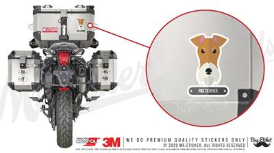 ANDG14- Fox Terrier Kopek Etiketi