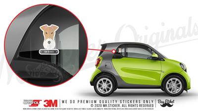 ANDG14- Fox Terrier Kopek Etiketi