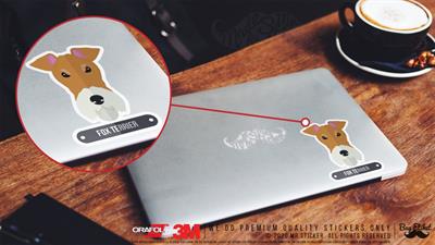 ANDG14- Fox Terrier Kopek Etiketi