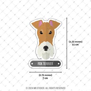 ANDG14- Fox Terrier Kopek Etiketi