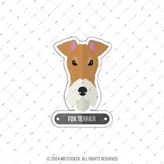 ANDG14- Fox Terrier Kopek Etiketi