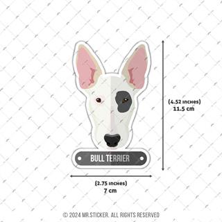 ANDG2- Bull Terrier Kopek Etiketi
