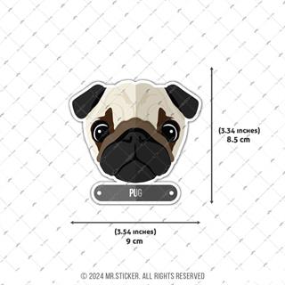 ANDG21- Pug Kopek Etiketi