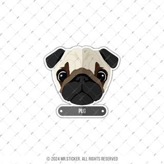 ANDG21- Pug Kopek Etiketi