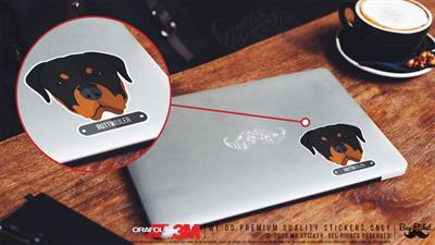 ANDG22- Rottweiler Kopek Etiketi