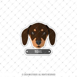 ANDG25-Teckel Kopek Etiketi