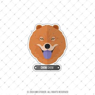 ANDG9- Chow Chow Kopek Etiketi