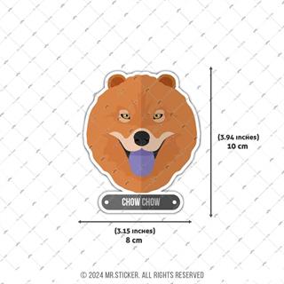 ANDG9- Chow Chow Kopek Etiketi