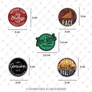 BDLS11 Küçük Boy 10lu Sticker Seti