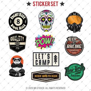 BDLS12 Küçük Boy 10lu Sticker Seti