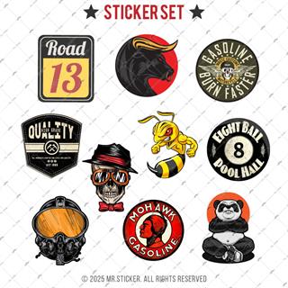 BDLS13 Küçük Boy 10lu Sticker Seti