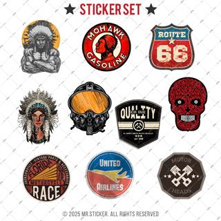BDLS14 Küçük Boy 10lu Sticker Seti