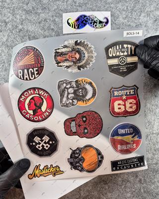 BDLS14 Küçük Boy 10lu Sticker Seti