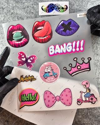 BDLS16 Küçük Boy 10lu Sticker Seti