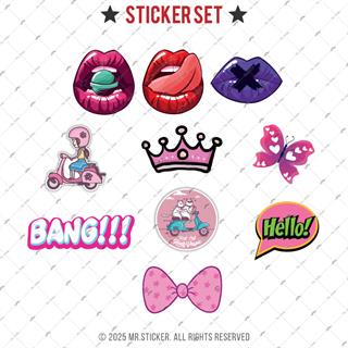 BDLS16 Küçük Boy 10lu Sticker Seti