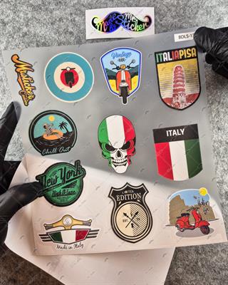 BDLS17 Küçük Boy 10lu Sticker Seti